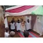 Adoration at a temporary altar.JPG